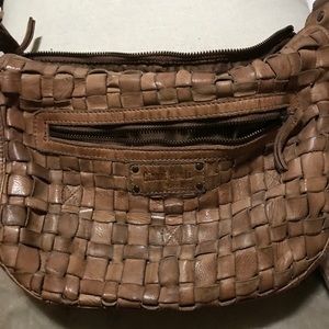 Brown Leather crossbody